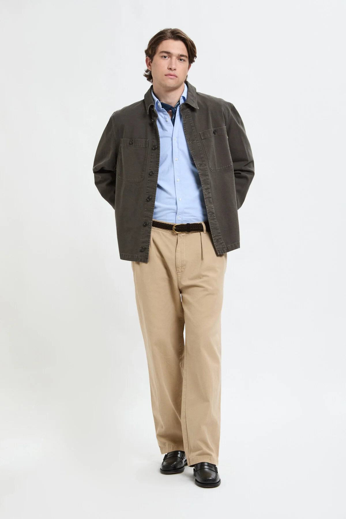 Canvas Garment Dyed Overshirt - Image 2
