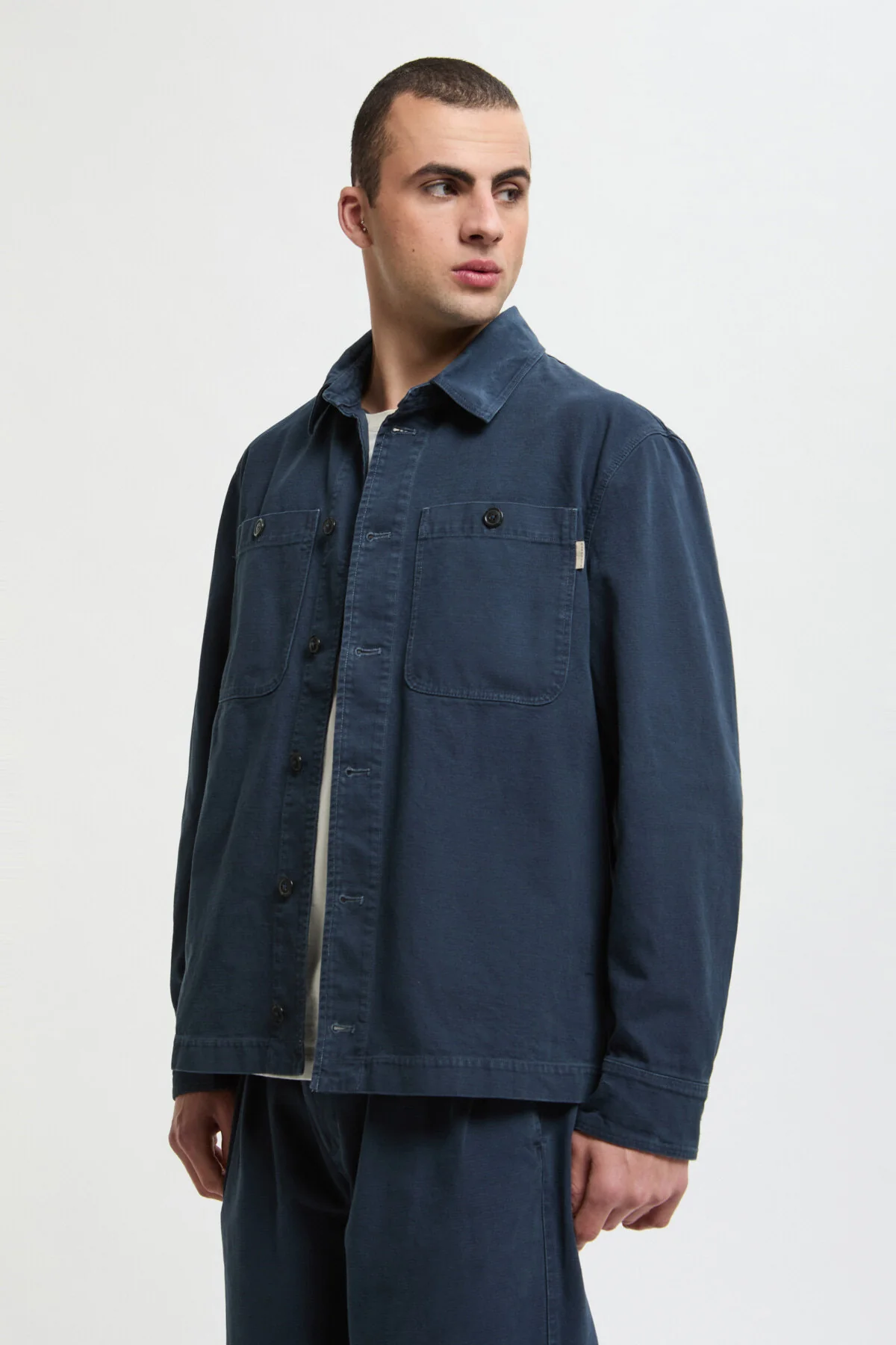 Canvas Garment Dyed Overshirt