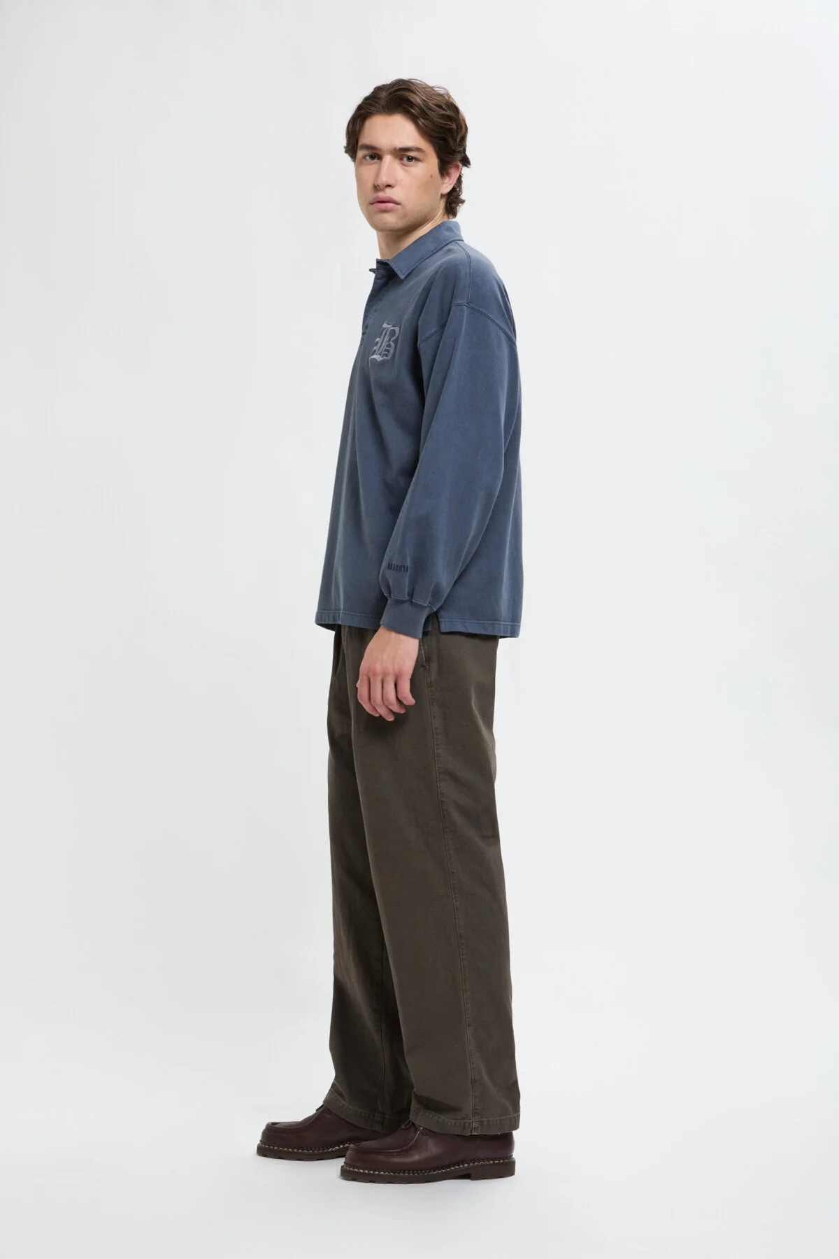 Canvas Garment Dyed Trousers - Image 2
