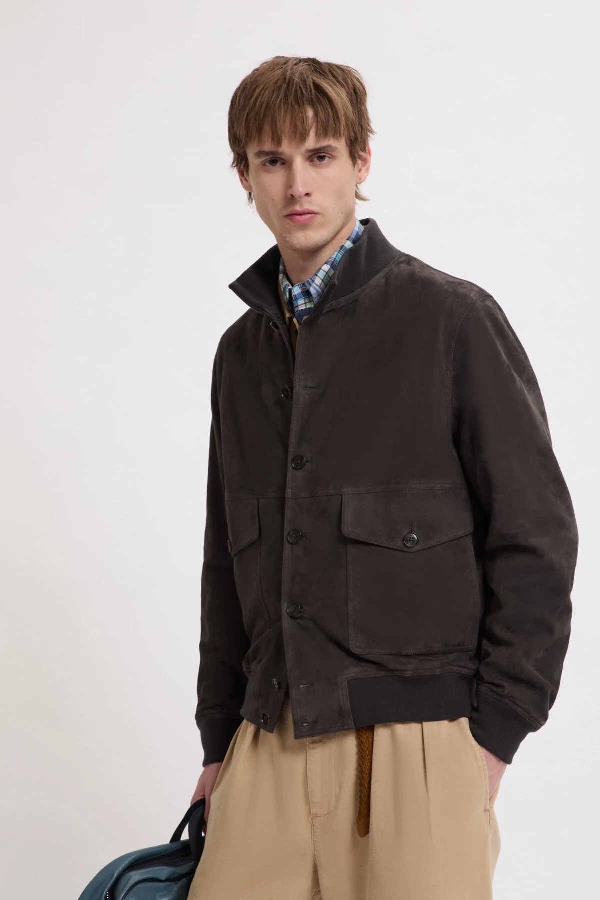 Suede Blouson