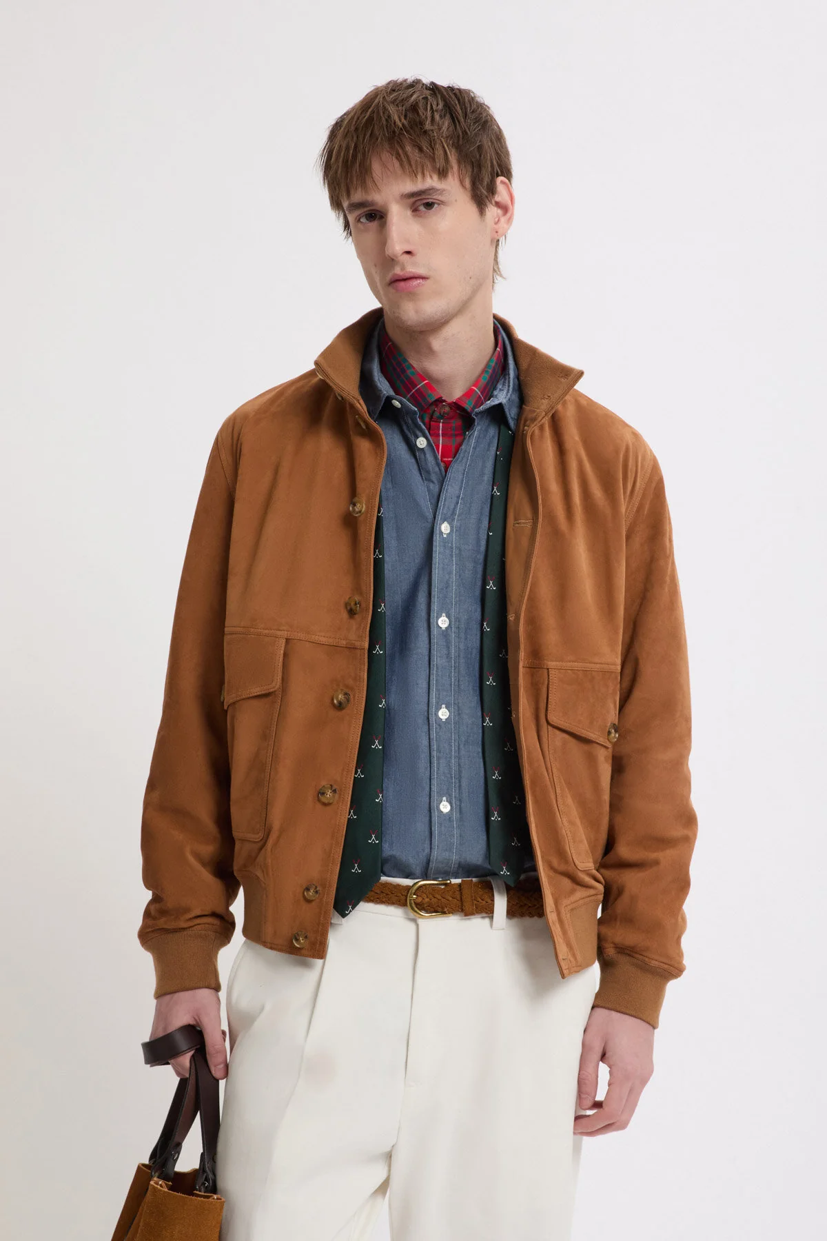 Suede Blouson