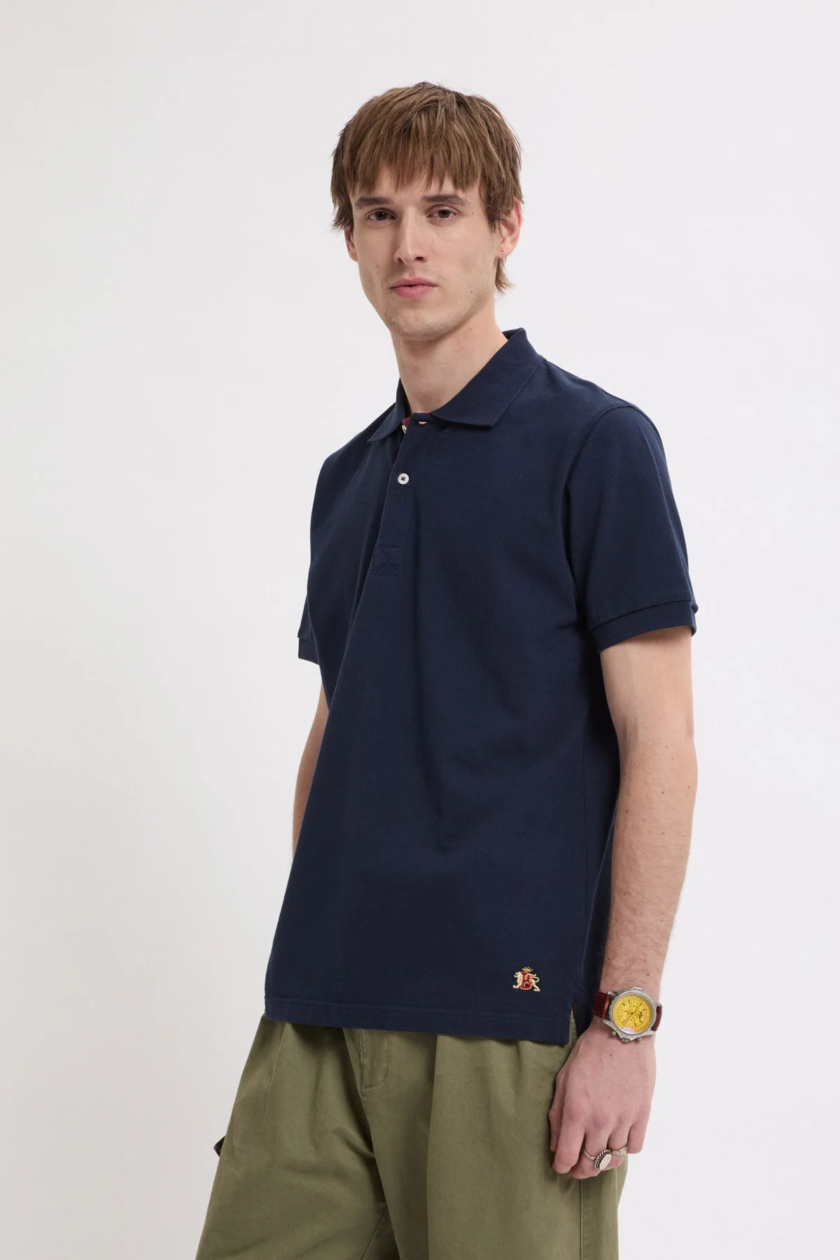 Tartan Placket Polo