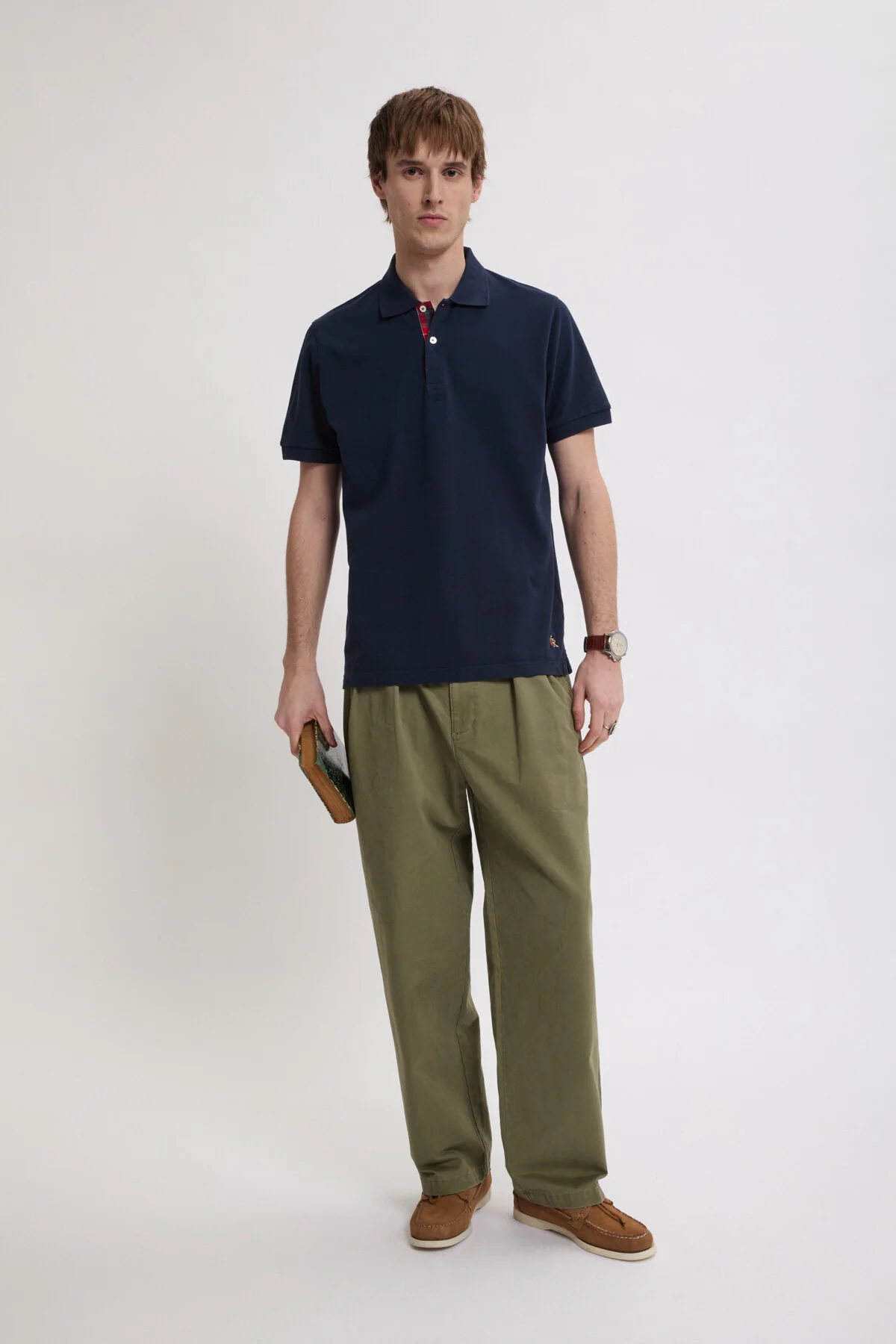 Tartan Placket Polo - Image 2