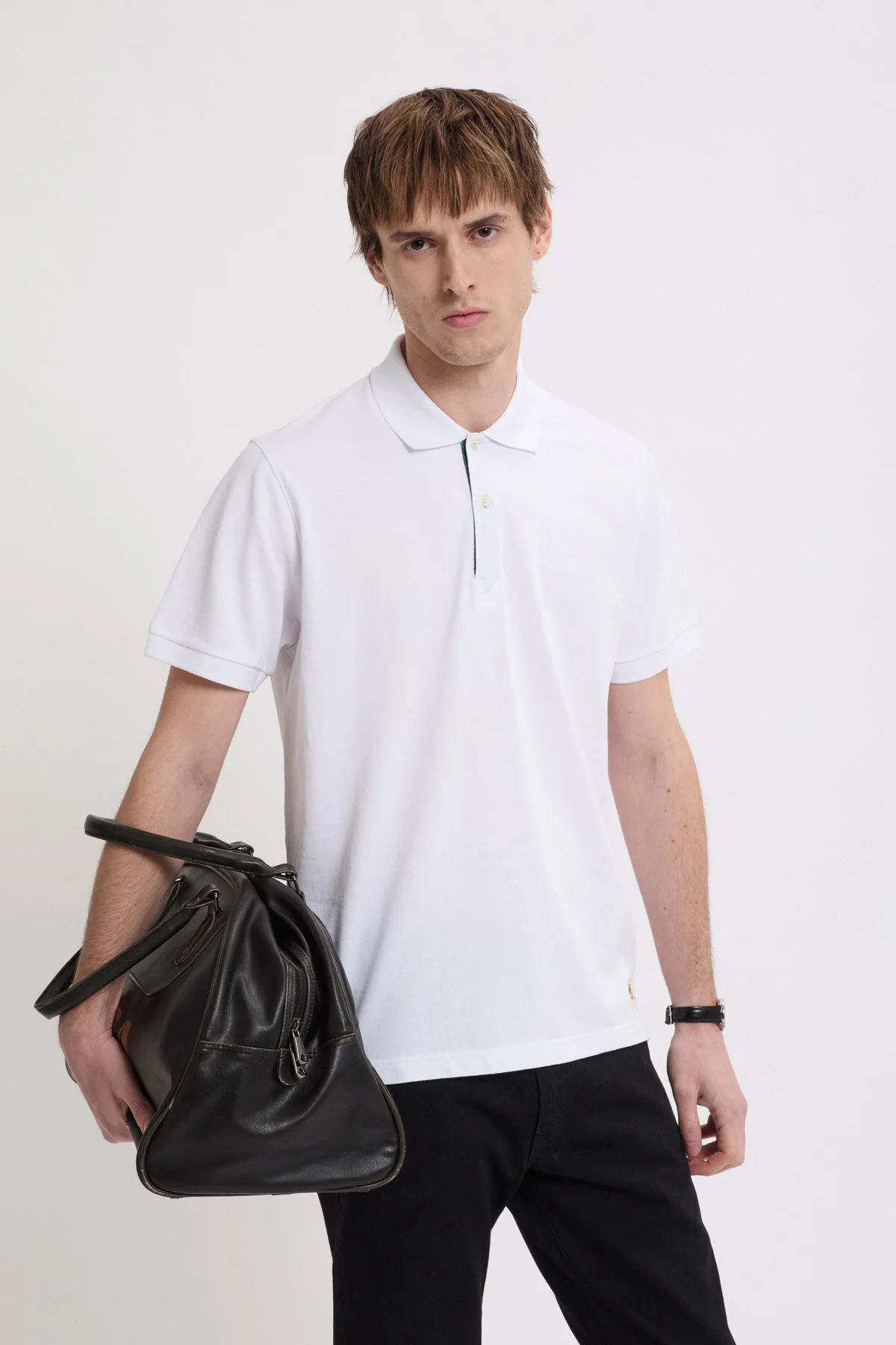 Tartan Placket Polo